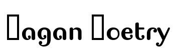 Pagan Poetry