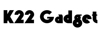 K22 Gadget Font Image