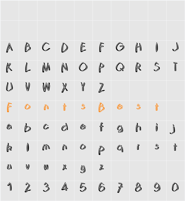 Domino Character Map