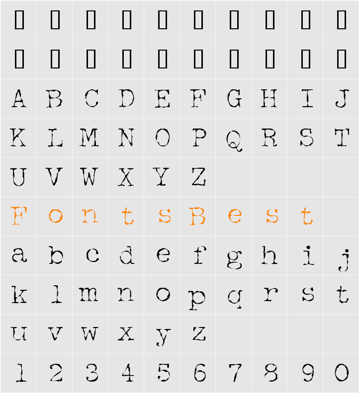 Detective Character Map