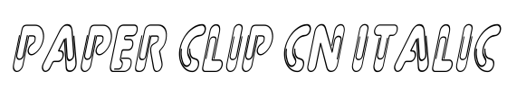 Paper Clip Cn Italic