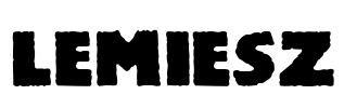 Lemiesz Font Image