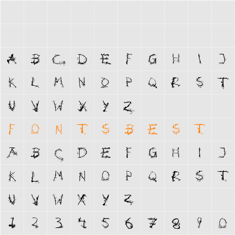HotsBlots Character Map