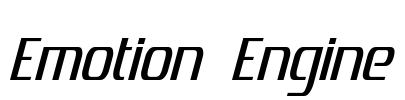Emotion Engine Font Image