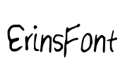 ErinsFont Font Image