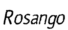 Rosango Font Image