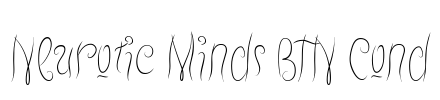 Neurotic Minds BTN Cond Font Image