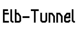 Elb-Tunnel Font Image