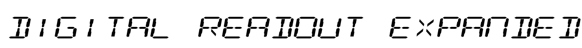 Digital Readout Expanded