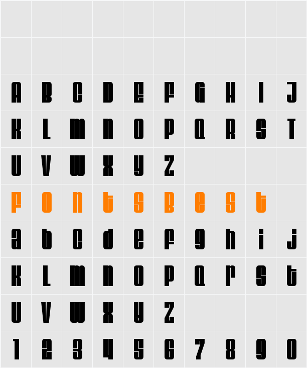 Velvenda Megablack Character Map
