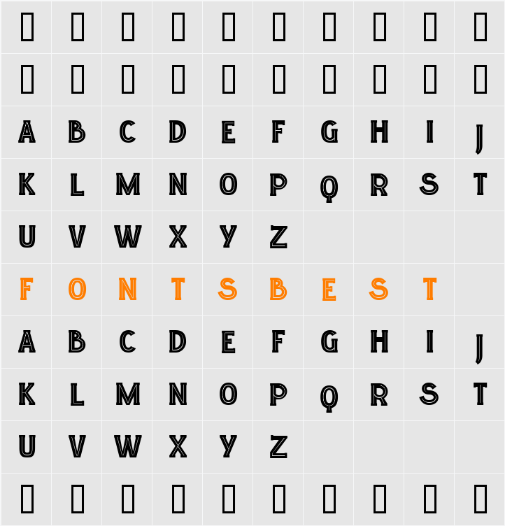 LGF ELUCIDAR TITULARES Character Map