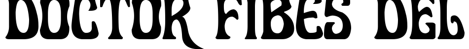 Doctor Fibes DEL Font Image