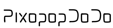 PixopopDoDo Font Image