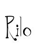 Rilo Font Image