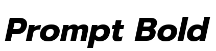 Prompt Bold Font Image