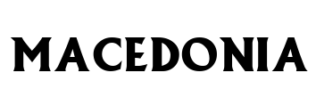 Macedonia Font Image