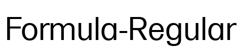 Formula-Regular