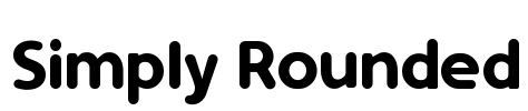 Simply Rounded Font Image