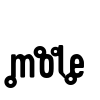 mole Font Image