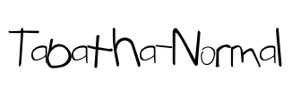 Tabatha-Normal Font Image