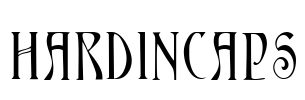 HardinCaps Font Image