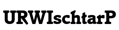 URWIschtarP Font Image