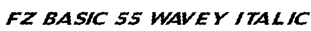 FZ BASIC 55 WAVEY ITALIC
