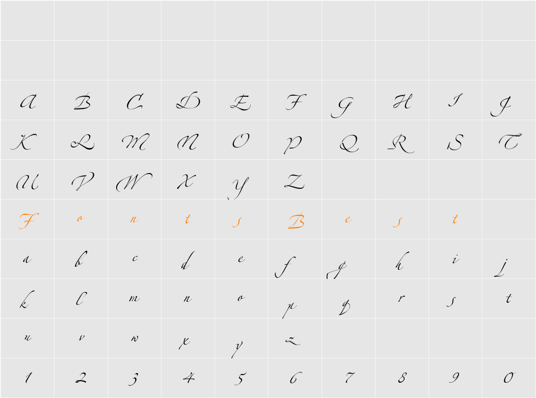 Zeferino Two Character Map