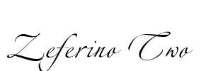 Zeferino Two Font Image