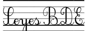 SeyesBDE Font Image