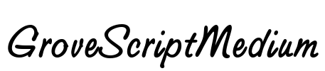 GroveScriptMedium