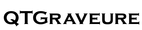 QTGraveure Font Image