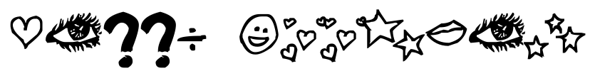 Jenny Doodles Font Image