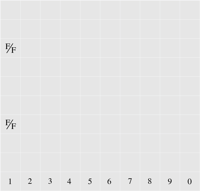 TimeFraction-B Character Map