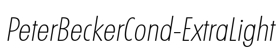 PeterBeckerCond-ExtraLight
