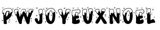 PWJoyeuxNoel Font Image