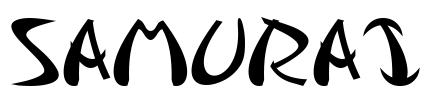 Samurai Font Image