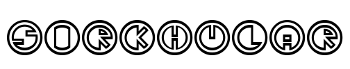 Sirkhular Font Image
