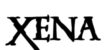 Xena Font Image