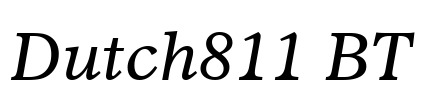 Dutch811 BT