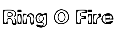 Ring O Fire Font Image