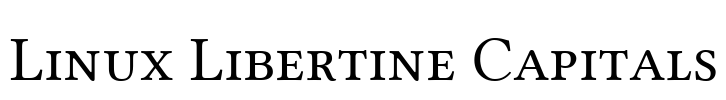 Linux Libertine Capitals