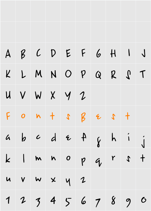 EpsilonC Character Map