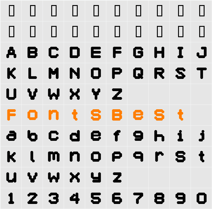 Selector Character Map