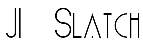 JI-Slatch Font Image