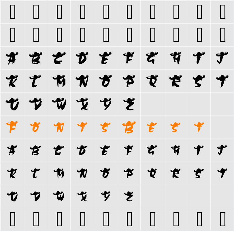 ryp_fiesta2 Character Map