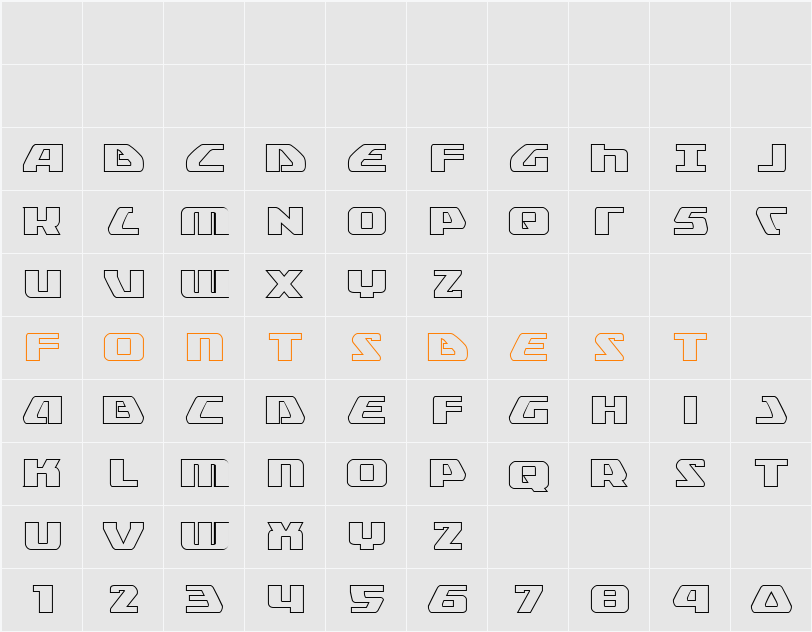 Global Dynamics Outline Character Map