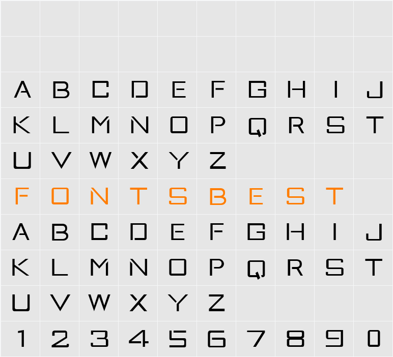 Xperia Character Map