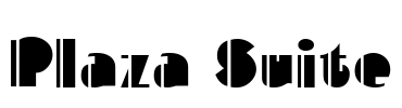 Plaza Suite Font Image