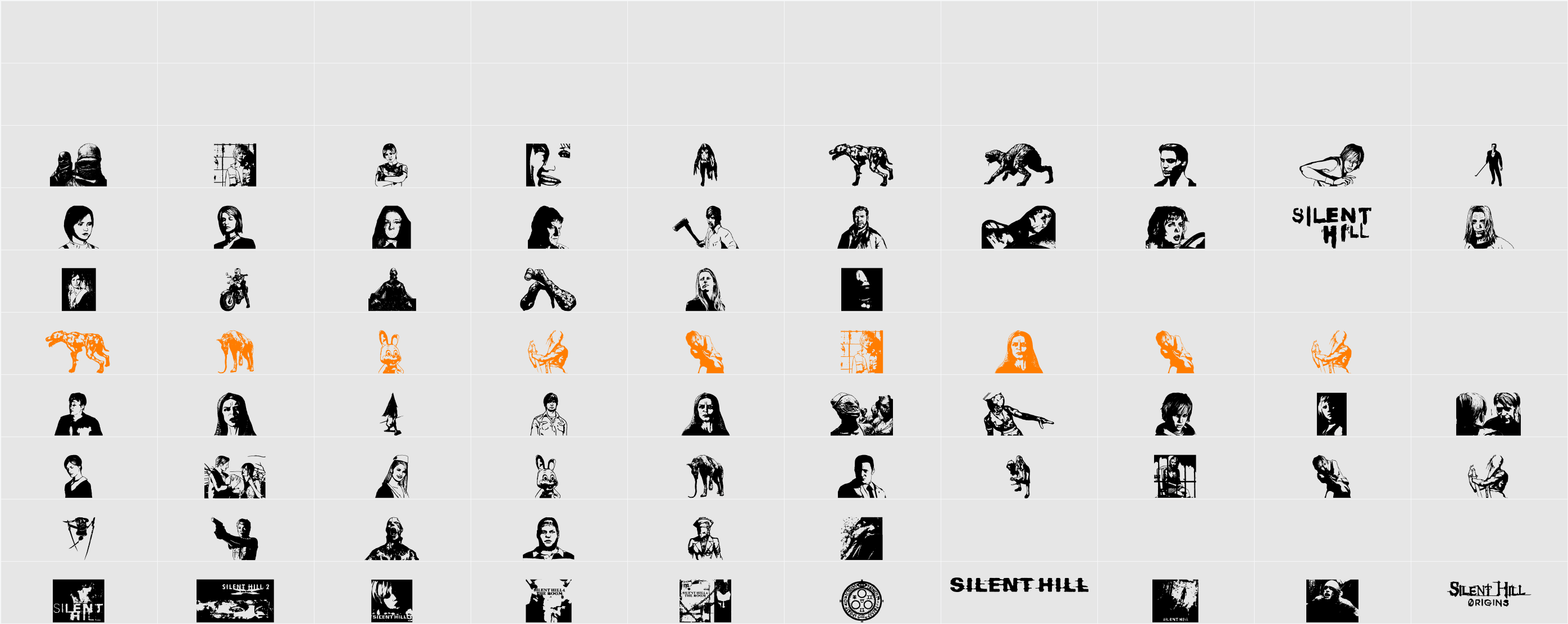 Silent Hill Nightmares Character Map